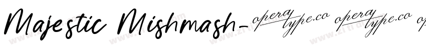 Majestic Mishmash字体转换